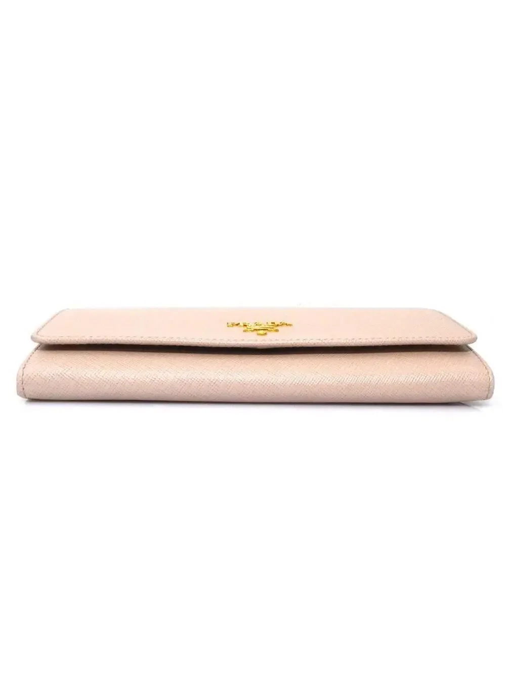 Auth Prada Bifold Long Wallet Light #280413P25B